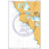British Admiralty Nautical Chart 874: Sweden - West Coast, Varberg to Tylön
